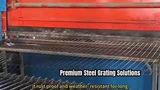 Premium Steel Grating Solutions για Βιομηχανικά Έργα