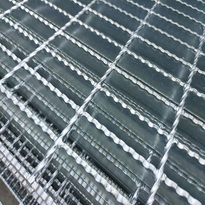 Premium Quality Welded Galvanized Serrated Grating Durable Anti Slip Surface