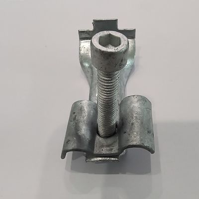 Silver Metal Fence Clips Corrosion and Heat Resistant for Easy Installation and Rust Protection