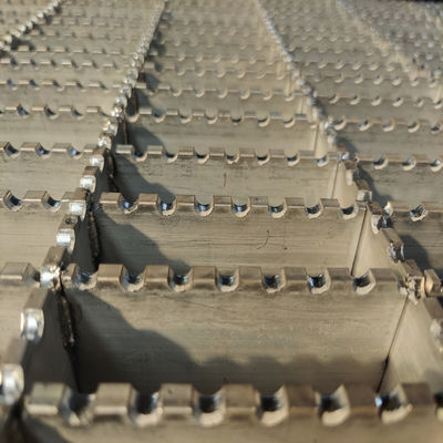 40mm Bearing Aluminum Material Grating Aluminium Open Grating With 5mm Cross Bar