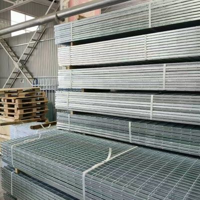 A strong and durable steel grating with fire resistance and effective skid resistance