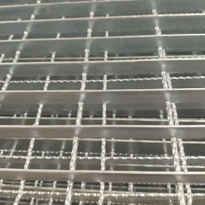 Serrated Custom Designed Industrial Steel Grating Heavy Duty Stainless