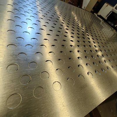 Punching Mesh Stainless Steel One Hole Two Distance 10 Mm 304