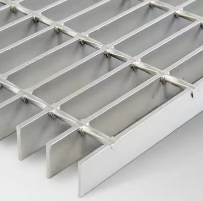 1 Inch Bar Spacing Aluminum Grating with Bright Anodized Finish