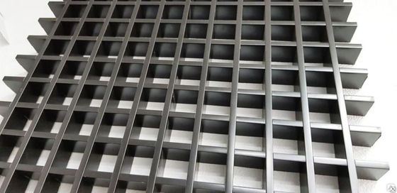 1 Inch Bar Spacing Aluminum Grating with Bright Anodized Finish