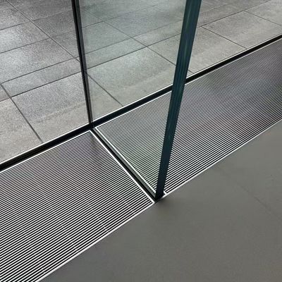 5mm Bar Thickness Aluminum Bar Grating With 40mm Bearing Bar Height And Anodizing Surface