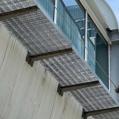 5mm Bar Thickness Aluminum Bar Grating With 40mm Bearing Bar Height And Anodizing Surface