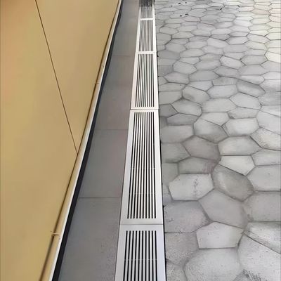5mm Bar Thickness Aluminum Bar Grating With 40mm Bearing Bar Height And Anodizing Surface