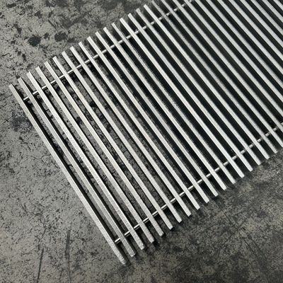 32X5mm Load Bar Steel Bar Grille Flat Bar Type For Temperature Environments