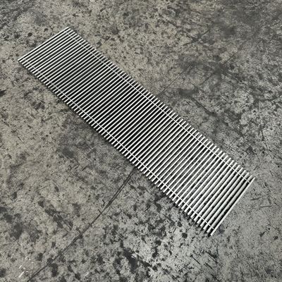 30mm Earing Bar Pitch Stainless Steel Grating with Flat Bar Type Bar and Polished Surface Finish