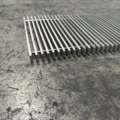 Polish Finish Stainless Grating Plate 30mm Earing Bar Pitch For Industrial And Commercial