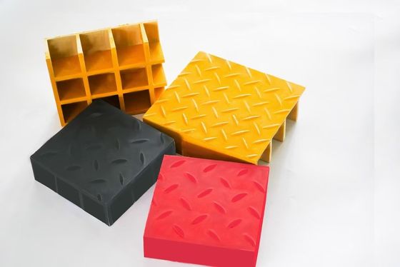 Customizable Fiberglass Grating Panels Molded 1000m2 Technique