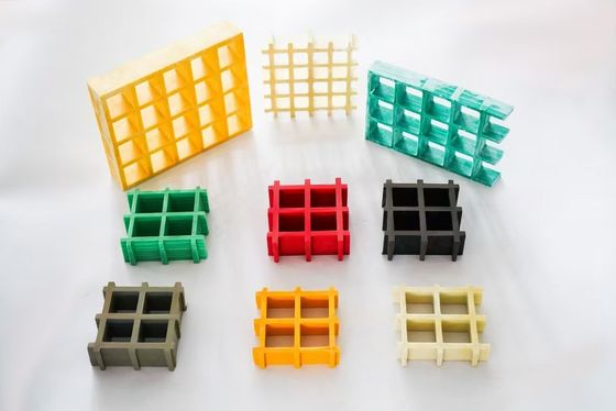 Customizable Fiberglass Grating Panels Molded 1000m2 Technique