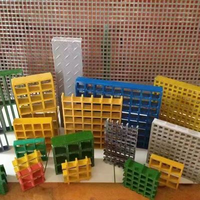 Customizable Fiberglass Grating Panels Molded 1000m2 Technique