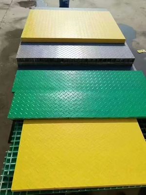 Customizable Fiberglass Grating Panels Molded 1000m2 Technique
