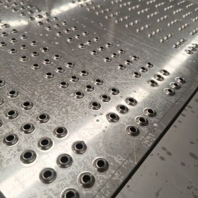 Flat Surfaces Metal Perforated Plate 10*10mm Hole Size Optimal Functionality
