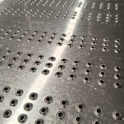 Flat Surfaces Metal Perforated Plate 10*10mm Hole Size Optimal Functionality