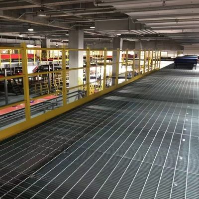 High Strength Industrial Steel Grating YB/T4001.1-2007 Standard Durable Welding Process