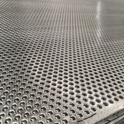 Customizable Perforated Metal Plate With Holes Strong Durable