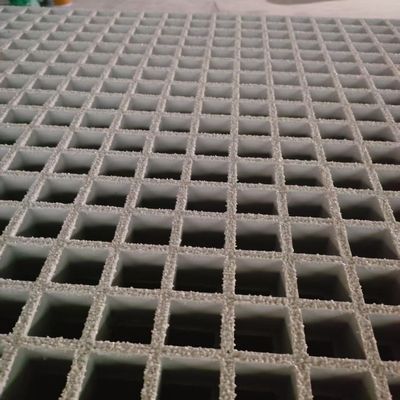 Easy Quick Installation Glass Fibre Grating Sheets Long Lasting Durability For Operational Efficiency
