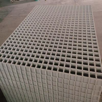Easy Quick Installation Glass Fibre Grating Sheets Long Lasting Durability For Operational Efficiency