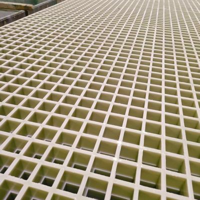Quick Easy Installation 1000m2 Molded Fiberglass Grating Panels Heavy Duty