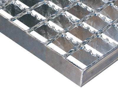 Customized Q235 Serrated Aluminum Mild Carbon Hot Dip Galvanized Steel Bar Grating walkway platform stair treads