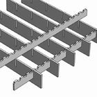 Anti Slip Serrated Metal Grating Hot Dipped Galvanized For Walkway Platform