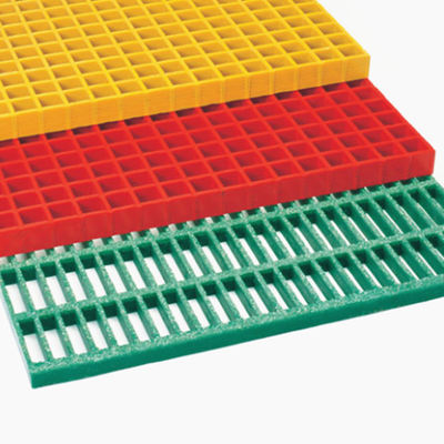 Customizable Fiberglass Grating Panels Molded 1000m2 Technique