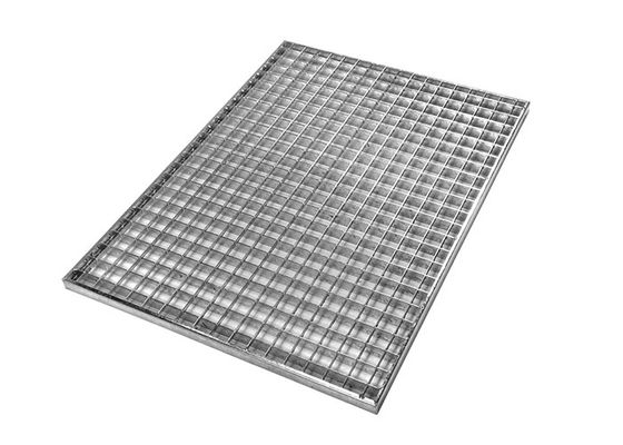 Galvanized 30mm Thickness Industrial Steel Grating Doormats Pressed Mesh 30x30mm