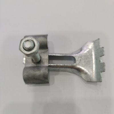 Silver Weather Resistant Metal Fence Clips Connectors For Home Garden