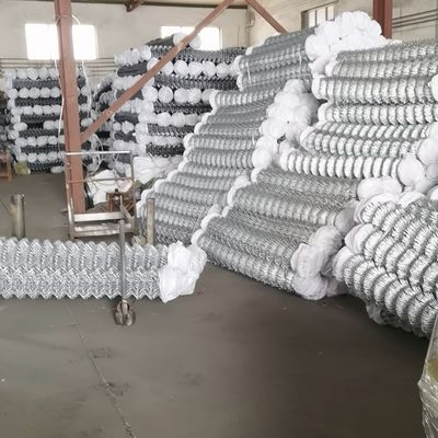 Δίκτυο 90*90mm Ζυγισμένη αλυσίδα σύνδεσης φράχτης για το εργοτάξιο