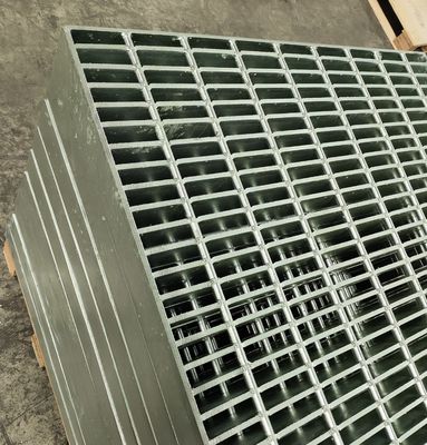 3mm φωτεινό χάλυβα Γράτση δαπέδου Γράτση με 30mm Cross Bar