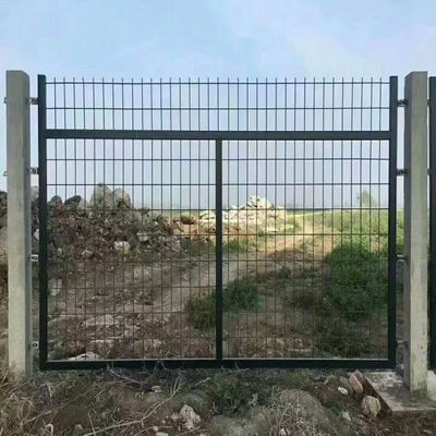 1.2m Post Height συγκολλημένο πλέγμα φράχτη με ατσάλινη στήλη και 50x50mm μέγεθος