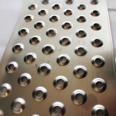 Anti Skid Non Slip Carbon Steel Perforated Sheet 2.0mm Thickness Safety Grating