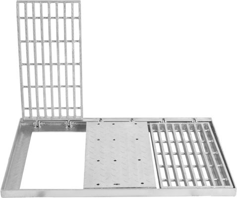 LTA Hot Dip Galvanized Untreated Stainless Bar Grating For Vehicle Surfaces Decking Bridges Drainage Cover